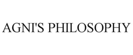 AGNI'S PHILOSOPHY trademark