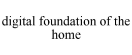 DIGITAL FOUNDATION OF THE HOME trademark