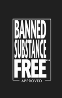BANNED SUBSTANCE FREE APPROVED trademark