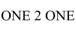 ONE 2 ONE trademark