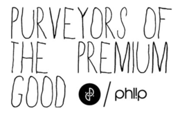 PURVEYORS OF THE PREMIUM GOOD P / PHLIP trademark