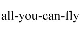ALL-YOU-CAN-FLY trademark
