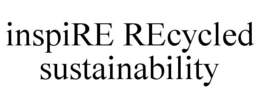 INSPIRE RECYCLED SUSTAINABILITY trademark