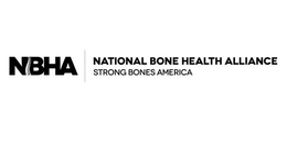 NBHA NATIONAL BONE HEALTH ALLIANCE STRONG BONES AMERICA trademark