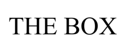 THE BOX trademark