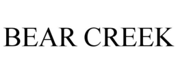 BEAR CREEK trademark