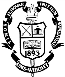 TIMOR JEHOVAE INITIUM SAPIENTIAE UMS-WRIGHT FIDES JUSTITIA VERITAS CARITAS 1893 trademark
