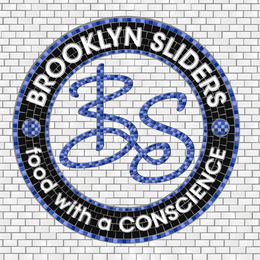BROOKLYN SLIDERS BS FOOD WITH A CONSCIENCE trademark