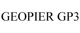 GEOPIER GP3 trademark