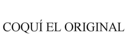 COQUÍ EL ORIGINAL trademark