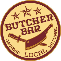 BUTCHER BAR ORGANIC LOCAL NATURAL trademark