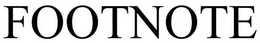 FOOTNOTE trademark