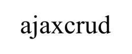 AJAXCRUD trademark