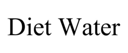 DIET WATER trademark