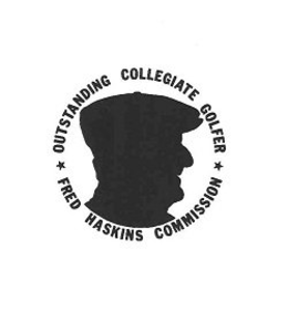 OUTSTANDING COLLEGIATE GOLFER FRED HASKINS COMMISSION trademark