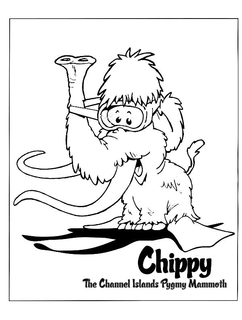 CHIPPY THE CHANNEL ISLANDS PYGMY MAMMOTH trademark