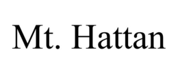 MT. HATTAN trademark