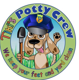 P TIKI'S POTTY CREW WE KEEP YOUR FEET AND YARD CLEAN trademark