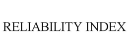 RELIABILITY INDEX trademark