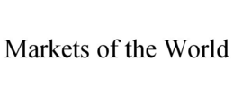 MARKETS OF THE WORLD trademark