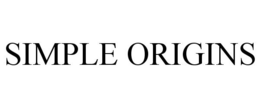 SIMPLE ORIGINS trademark