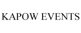 KAPOW EVENTS trademark