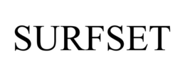 SURFSET trademark