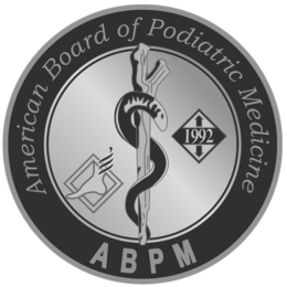 AMERICAN BOARD OF PODIATRIC MEDICINE ABPM 1992 trademark