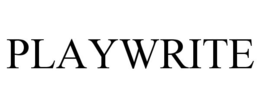 PLAYWRITE trademark