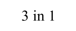 3 IN 1 trademark