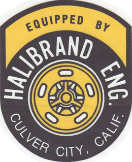 EQUIPPED BY HALIBRAND ENG. CULVER CITY, CALIF. trademark