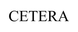 CETERA trademark