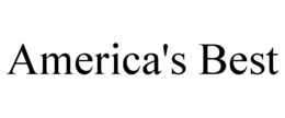 AMERICA'S BEST trademark