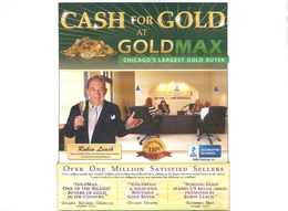 CASH FOR GOLD AT GOLDMAX CHICAGO'S LARGEST GOLD BUYER trademark