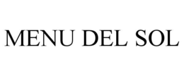 MENU DEL SOL trademark