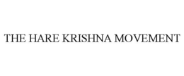 THE HARE KRISHNA MOVEMENT trademark