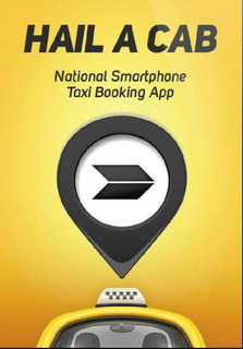 HAIL A CAB NATIONAL SMARTPHONE TAXI BOOKING APP trademark