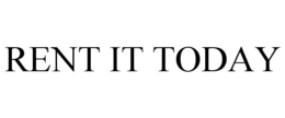 RENT IT TODAY trademark