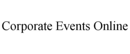 CORPORATE EVENTS ONLINE trademark