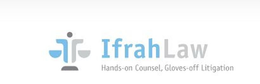IFRAH LAW HANDS-ON COUNSEL, GLOVES-OFF LITIGATION trademark