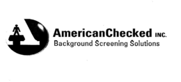 A AMERICANCHECKED INC. BACKGROUND SCREENING SOLUTIONS trademark