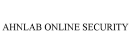 AHNLAB ONLINE SECURITY trademark