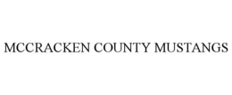 MCCRACKEN COUNTY MUSTANGS trademark