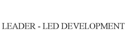 LEADER - LED DEVELOPMENT trademark
