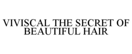 VIVISCAL THE SECRET OF BEAUTIFUL HAIR trademark