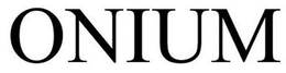 ONIUM trademark