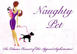 NAUGHTY PET "AN EXCLUSIVE ELEMENT OF PET APPAREL SOPHISTICATION" trademark