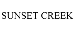 SUNSET CREEK trademark