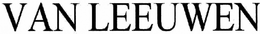 VAN LEEUWEN trademark