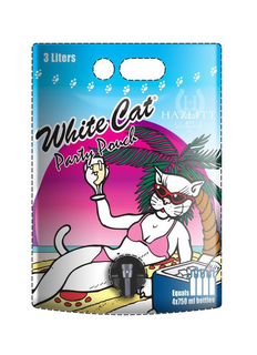 WHITE CAT PARTY POUCH HV HAZLITT 1852 VINEYARDS HHJ 3 LITERS EQUALS 4X750 ML BOTTLES trademark